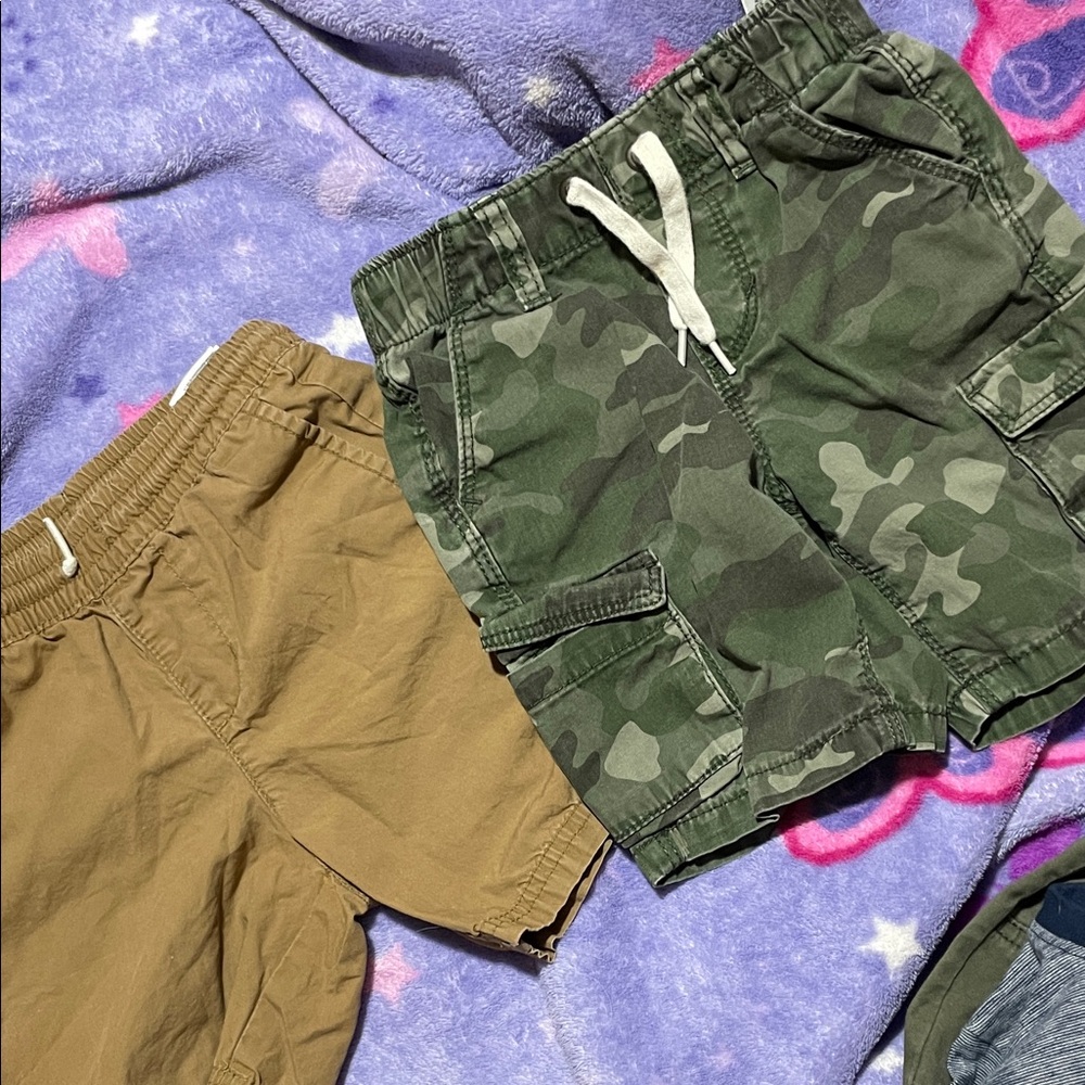 Old Navy Camo and Tan Kids Shorts